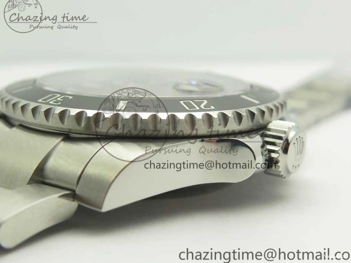 on SS Edition Bracelet 1:1 Best VR3135 Black 904L Ceramic VRF Submariner 116610 LN 0116